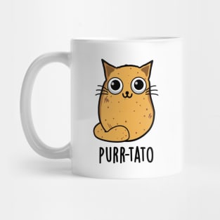 Purr-tato Funny Cat Potato Pun Mug